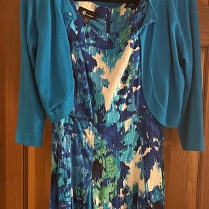 AB Studio Midi Dress, Size 2